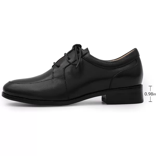 Mona flying Womens Handmade Dress Oxfords Derby Comfortable Lace up Leather Shoes for Ladies