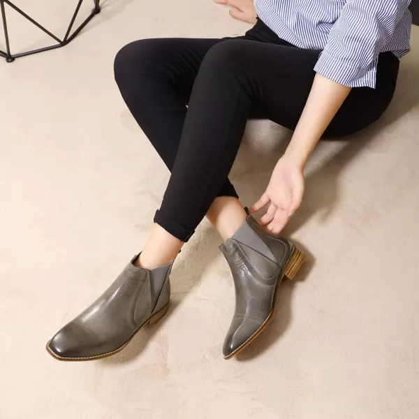 Mona flying Women Ruched Genuine Leather Mid Calf Boots Dual Side Zippers Round Toe Buckle Strap Booties Shoes
