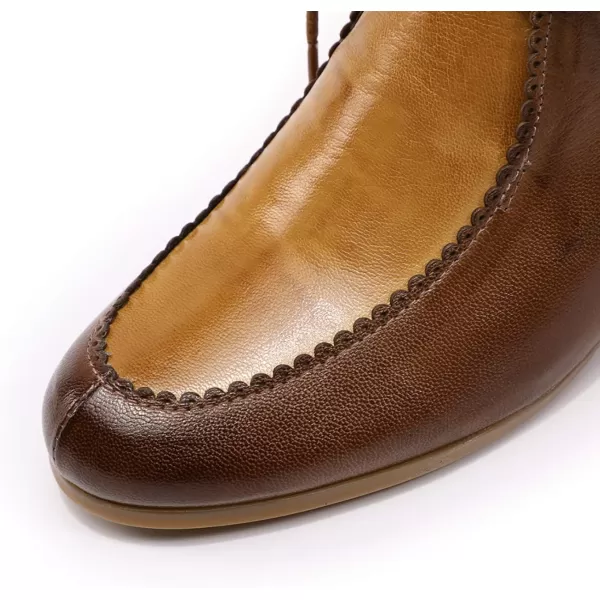 Mona flying Women Ruched Genuine Leather Mid Calf Boots Dual Side Zippers Round Toe Buckle Strap Booties Shoes