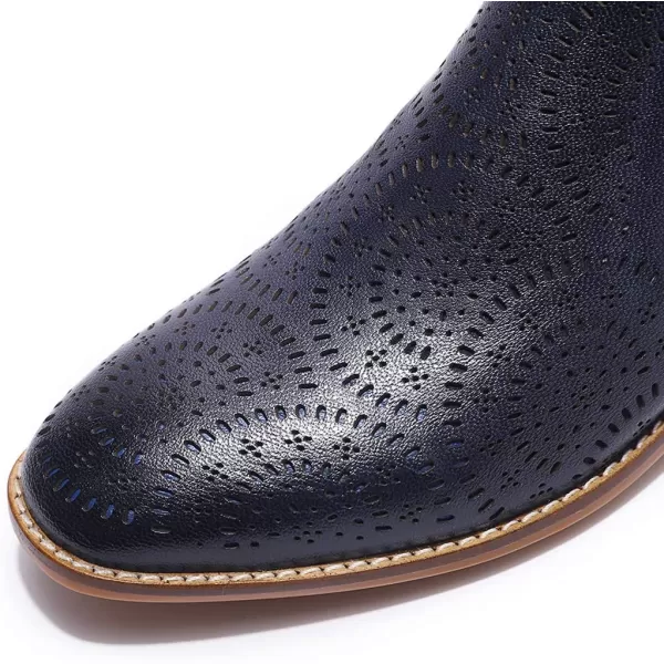 Mona flying Women Ruched Genuine Leather Mid Calf Boots Dual Side Zippers Round Toe Buckle Strap Booties Shoes
