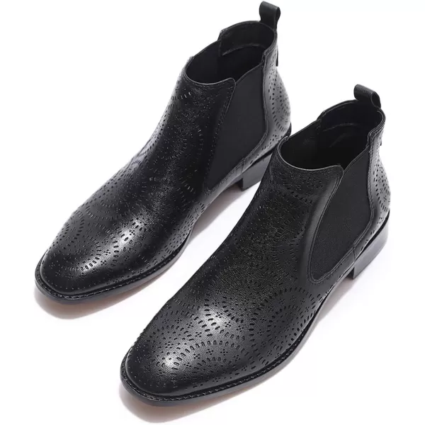 Mona flying Women Ruched Genuine Leather Mid Calf Boots Dual Side Zippers Round Toe Buckle Strap Booties Shoes