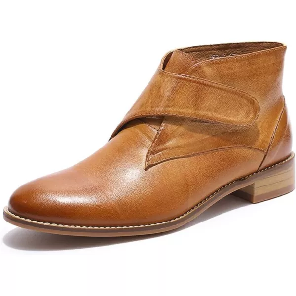 Mona flying Women Ruched Genuine Leather Mid Calf Boots Dual Side Zippers Round Toe Buckle Strap Booties Shoes