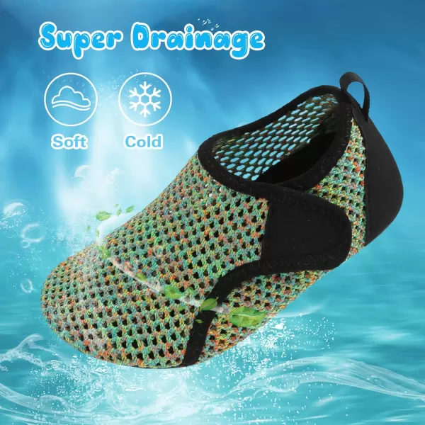 Besroad Kids Water Shoes Girls Boys Quick Dry Aqua Socks Barefoot Non Slip Beach Swim Surf Shoes