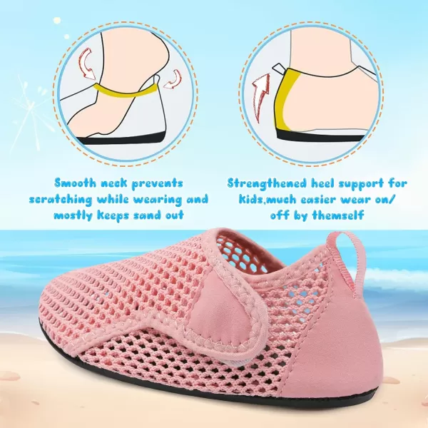 Besroad Kids Water Shoes Girls Boys Quick Dry Aqua Socks Barefoot Non Slip Beach Swim Surf Shoes