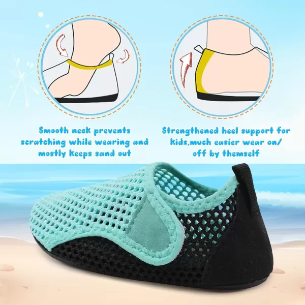 Besroad Kids Water Shoes Girls Boys Quick Dry Aqua Socks Barefoot Non Slip Beach Swim Surf Shoes