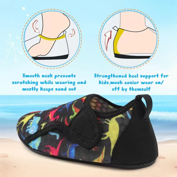 Besroad Kids Water Shoes Girls Boys Quick Dry Aqua Socks Barefoot Non Slip Beach Swim Surf Shoes