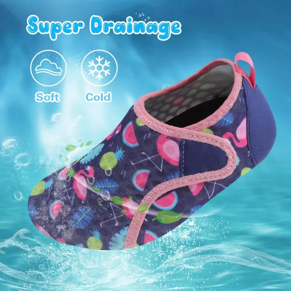 Besroad Kids Water Shoes Girls Boys Quick Dry Aqua Socks Barefoot Non Slip Beach Swim Surf Shoes
