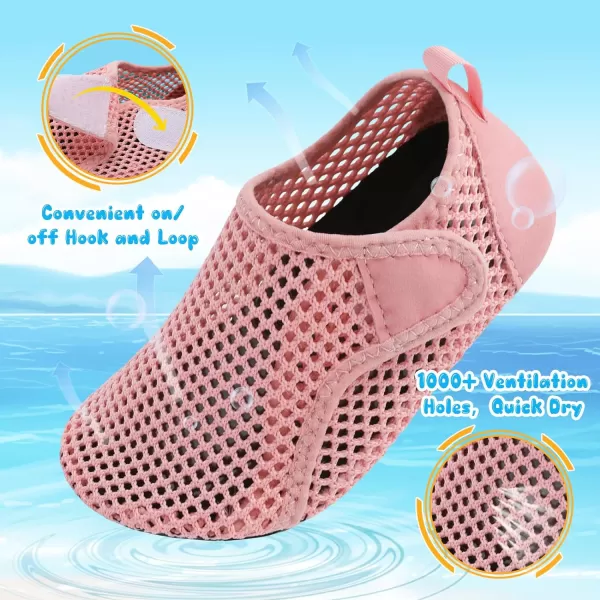 Besroad Kids Water Shoes Girls Boys Quick Dry Aqua Socks Barefoot Non Slip Beach Swim Surf Shoes
