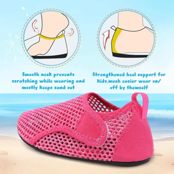 Besroad Kids Water Shoes Girls Boys Quick Dry Aqua Socks Barefoot Non Slip Beach Swim Surf Shoes