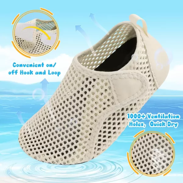 Besroad Kids Water Shoes Girls Boys Quick Dry Aqua Socks Barefoot Non Slip Beach Swim Surf Shoes