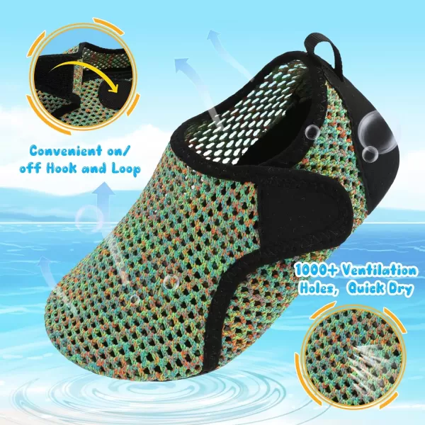 Besroad Kids Water Shoes Girls Boys Quick Dry Aqua Socks Barefoot Non Slip Beach Swim Surf Shoes