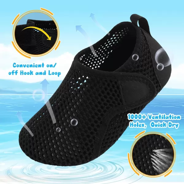Besroad Kids Water Shoes Girls Boys Quick Dry Aqua Socks Barefoot Non Slip Beach Swim Surf Shoes