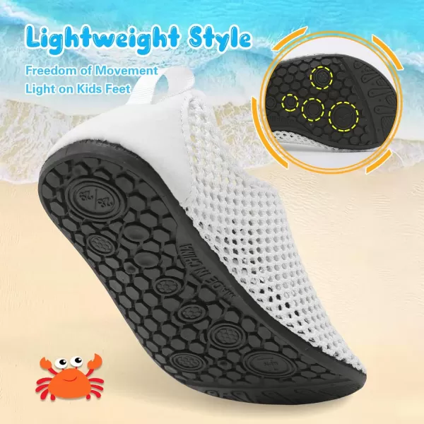Besroad Kids Water Shoes Girls Boys Quick Dry Aqua Socks Barefoot Non Slip Beach Swim Surf Shoes