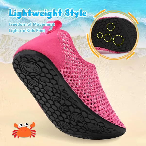 Besroad Kids Water Shoes Girls Boys Quick Dry Aqua Socks Barefoot Non Slip Beach Swim Surf Shoes