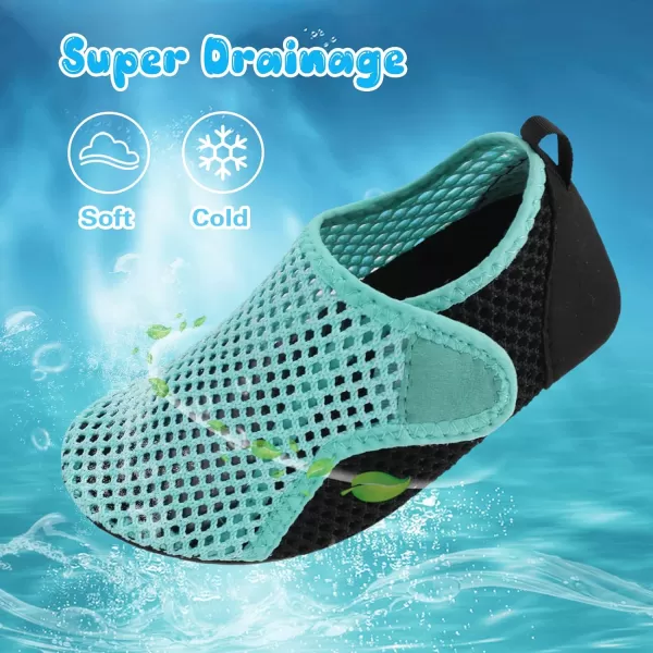 Besroad Kids Water Shoes Girls Boys Quick Dry Aqua Socks Barefoot Non Slip Beach Swim Surf Shoes