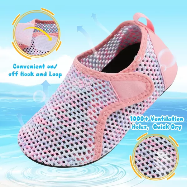 Besroad Kids Water Shoes Girls Boys Quick Dry Aqua Socks Barefoot Non Slip Beach Swim Surf Shoes