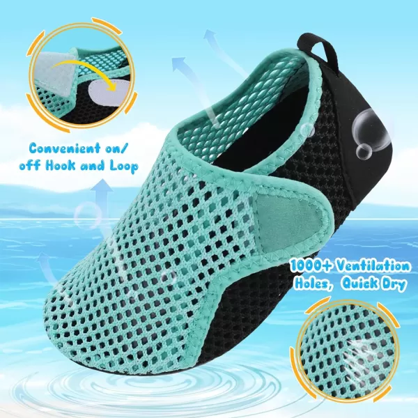Besroad Kids Water Shoes Girls Boys Quick Dry Aqua Socks Barefoot Non Slip Beach Swim Surf Shoes