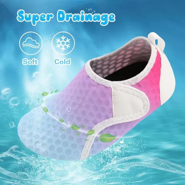 Besroad Kids Water Shoes Girls Boys Quick Dry Aqua Socks Barefoot Non Slip Beach Swim Surf Shoes