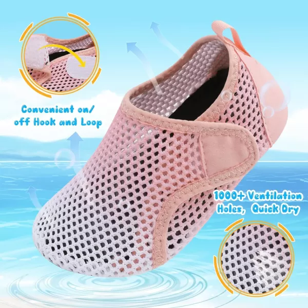 Besroad Kids Water Shoes Girls Boys Quick Dry Aqua Socks Barefoot Non Slip Beach Swim Surf Shoes