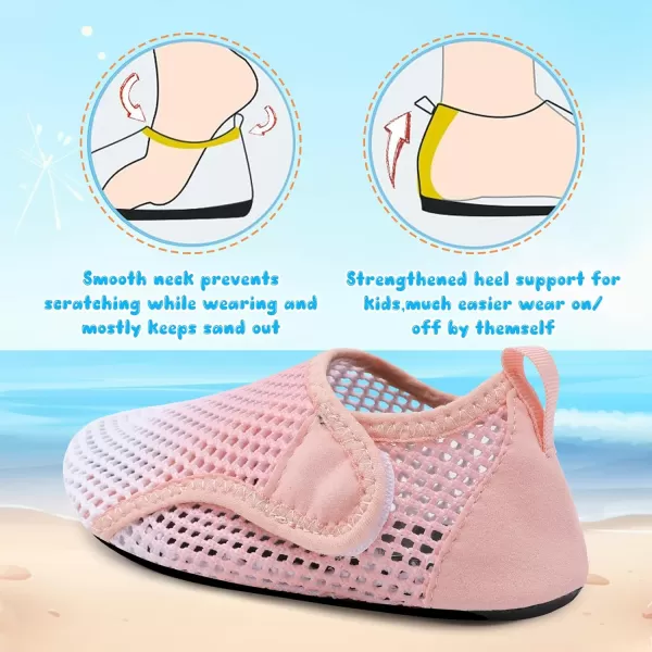 Besroad Kids Water Shoes Girls Boys Quick Dry Aqua Socks Barefoot Non Slip Beach Swim Surf Shoes