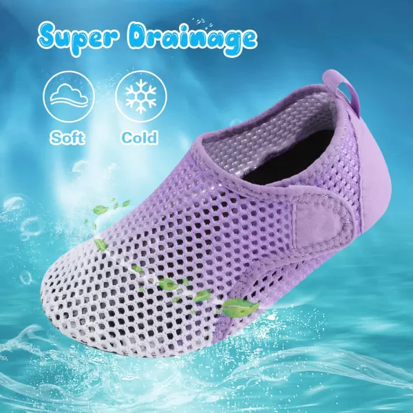 Besroad Kids Water Shoes Girls Boys Quick Dry Aqua Socks Barefoot Non Slip Beach Swim Surf Shoes