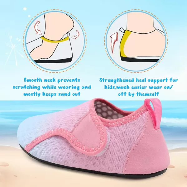 Besroad Kids Water Shoes Girls Boys Quick Dry Aqua Socks Barefoot Non Slip Beach Swim Surf Shoes