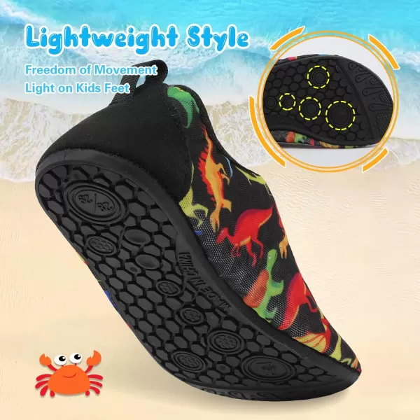 Besroad Kids Water Shoes Girls Boys Quick Dry Aqua Socks Barefoot Non Slip Beach Swim Surf Shoes