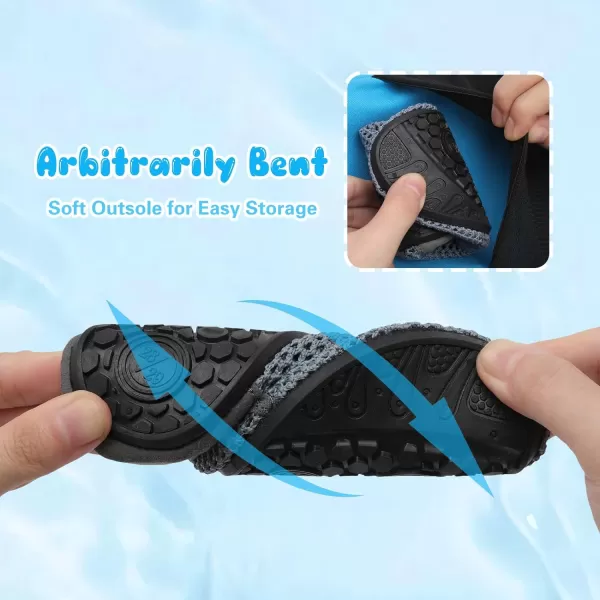 Besroad Kids Water Shoes Girls Boys Quick Dry Aqua Socks Barefoot Non Slip Beach Swim Surf Shoes