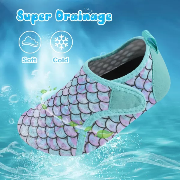 Besroad Kids Water Shoes Girls Boys Quick Dry Aqua Socks Barefoot Non Slip Beach Swim Surf Shoes