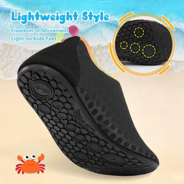 Besroad Kids Water Shoes Girls Boys Quick Dry Aqua Socks Barefoot Non Slip Beach Swim Surf Shoes