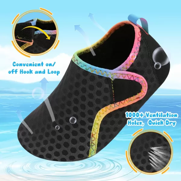 Besroad Kids Water Shoes Girls Boys Quick Dry Aqua Socks Barefoot Non Slip Beach Swim Surf Shoes
