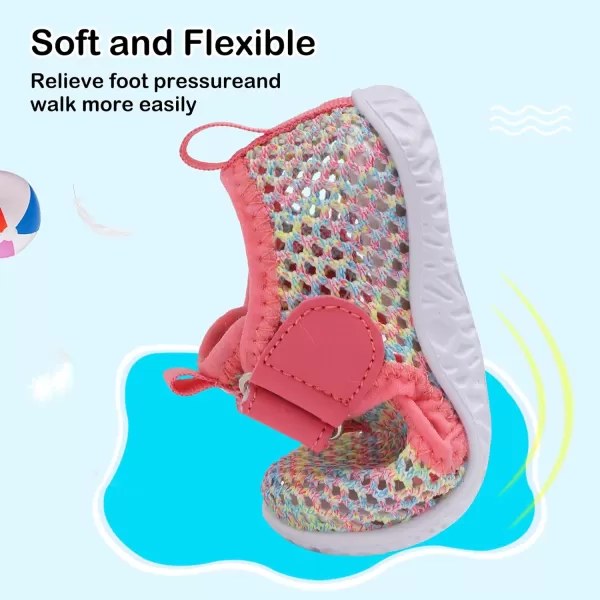 Besroad Toddler Sneakers Boys Girls Breathable Lightweight Walking Shoes Kids Running Athletic Tennis Non-Slip Daily Shoes Sandals…