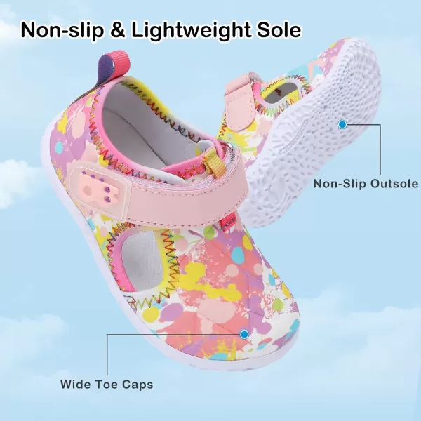Besroad Toddler Sneakers Boys Girls Breathable Lightweight Walking Shoes Kids Running Athletic Tennis Non-Slip Daily Shoes Sandals…