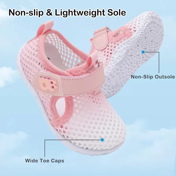 Besroad Toddler Sneakers Boys Girls Breathable Lightweight Walking Shoes Kids Running Athletic Tennis Non-Slip Daily Shoes Sandals…