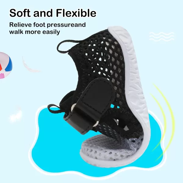 Besroad Toddler Sneakers Boys Girls Breathable Lightweight Walking Shoes Kids Running Athletic Tennis Non-Slip Daily Shoes Sandals…