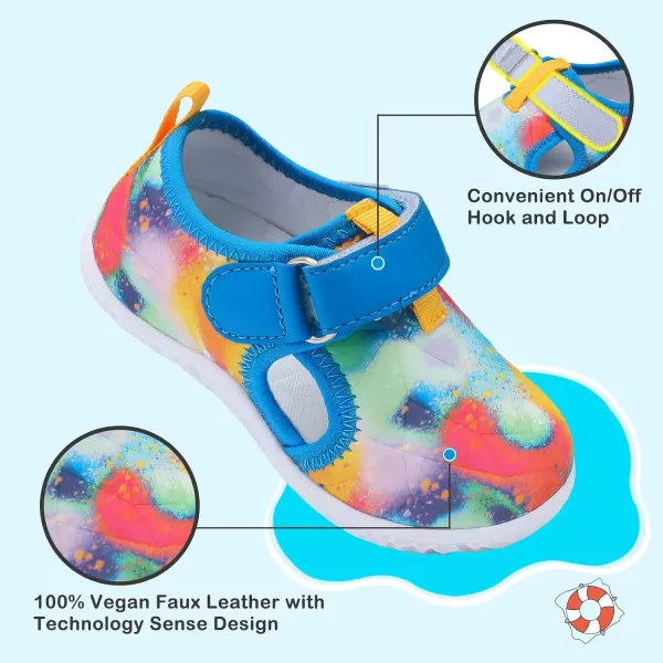 Besroad Toddler Sneakers Boys Girls Breathable Lightweight Walking Shoes Kids Running Athletic Tennis Non-Slip Daily Shoes Sandals…