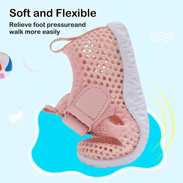 Besroad Toddler Sneakers Boys Girls Breathable Lightweight Walking Shoes Kids Running Athletic Tennis Non-Slip Daily Shoes Sandals…