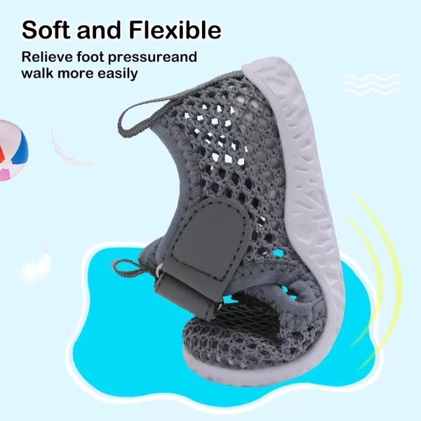 Besroad Toddler Sneakers Boys Girls Breathable Lightweight Walking Shoes Kids Running Athletic Tennis Non-Slip Daily Shoes Sandals…