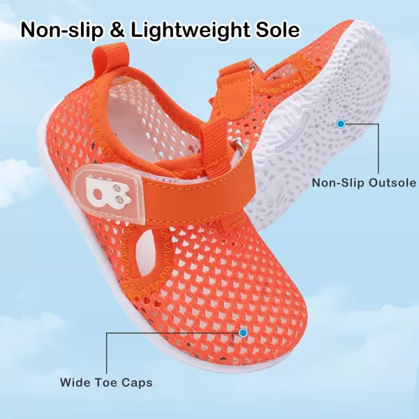Besroad Toddler Sneakers Boys Girls Breathable Lightweight Walking Shoes Kids Running Athletic Tennis Non-Slip Daily Shoes Sandals…