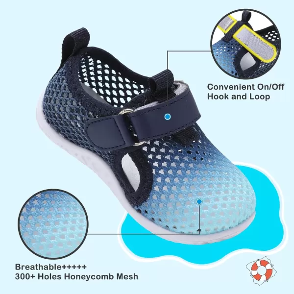 Besroad Toddler Sneakers Boys Girls Breathable Lightweight Walking Shoes Kids Running Athletic Tennis Non-Slip Daily Shoes Sandals…