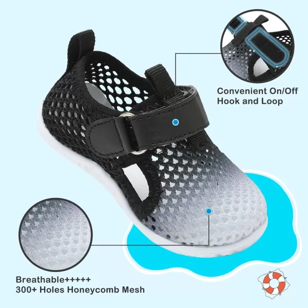 Besroad Toddler Sneakers Boys Girls Breathable Lightweight Walking Shoes Kids Running Athletic Tennis Non-Slip Daily Shoes Sandals…
