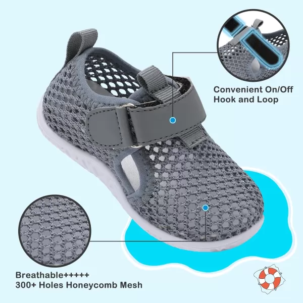 Besroad Toddler Sneakers Boys Girls Breathable Lightweight Walking Shoes Kids Running Athletic Tennis Non-Slip Daily Shoes Sandals…