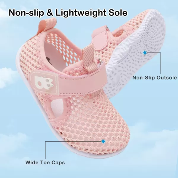 Besroad Toddler Sneakers Boys Girls Breathable Lightweight Walking Shoes Kids Running Athletic Tennis Non-Slip Daily Shoes Sandals…
