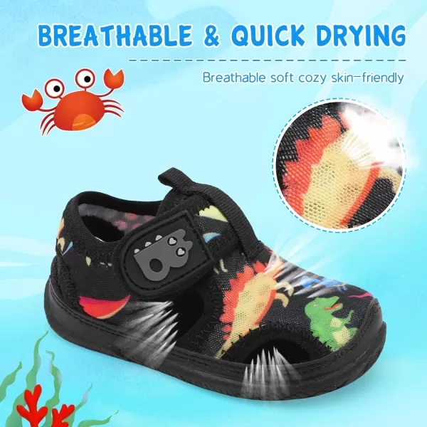 Besroad Toddler Water Shoes Boys Girls Qucik Dry Sport Beach Sandals Non-Slip Barefoot Aqua Socks Swim Shoes