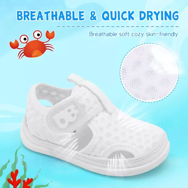 Besroad Toddler Water Shoes Boys Girls Qucik Dry Sport Beach Sandals Non-Slip Barefoot Aqua Socks Swim Shoes