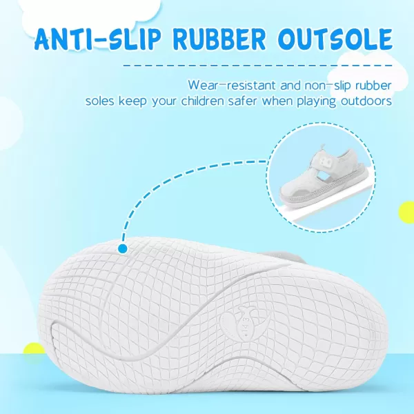 Besroad Toddler Water Shoes Boys Girls Qucik Dry Sport Beach Sandals Non-Slip Barefoot Aqua Socks Swim Shoes
