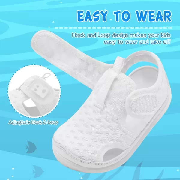 Besroad Toddler Water Shoes Boys Girls Qucik Dry Sport Beach Sandals Non-Slip Barefoot Aqua Socks Swim Shoes