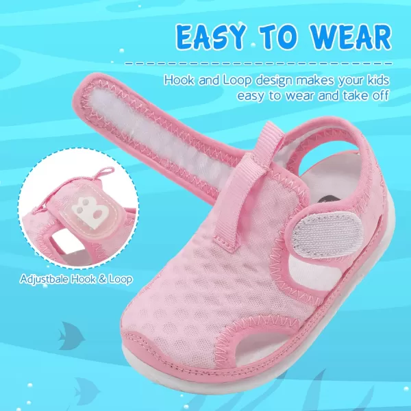 Besroad Toddler Water Shoes Boys Girls Qucik Dry Sport Beach Sandals Non-Slip Barefoot Aqua Socks Swim Shoes