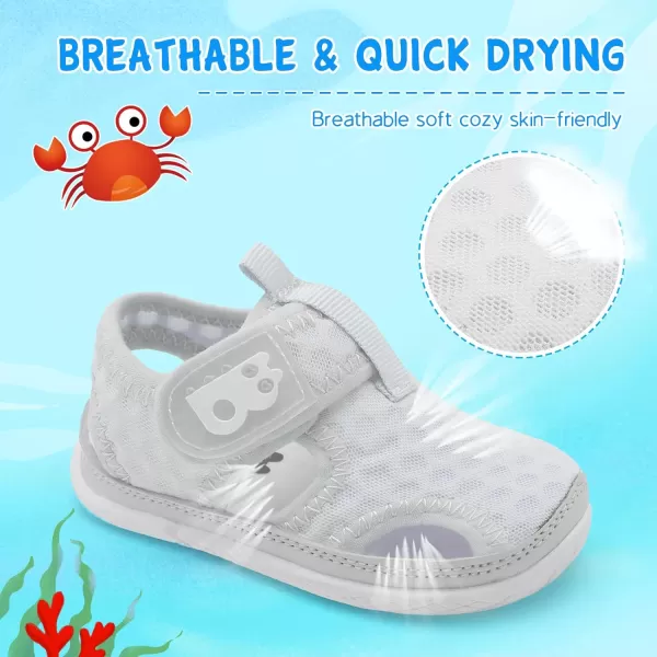 Besroad Toddler Water Shoes Boys Girls Qucik Dry Sport Beach Sandals Non-Slip Barefoot Aqua Socks Swim Shoes