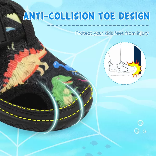 Besroad Toddler Water Shoes Boys Girls Qucik Dry Sport Beach Sandals Non-Slip Barefoot Aqua Socks Swim Shoes